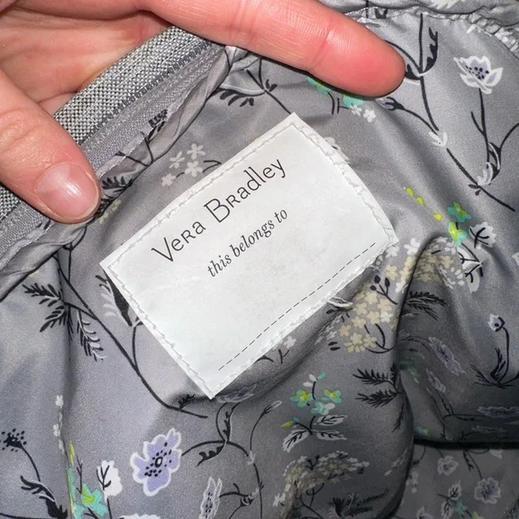 Gray Vera Bradley Bookbag!! - Picture 4 of 6